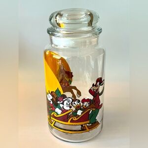 VTG Disney Character Canister Apothecary Storage Christmas Holiday Cookie Jar